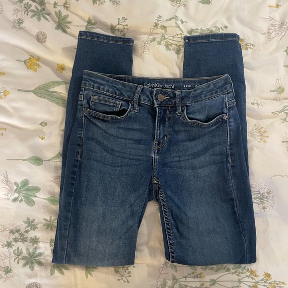 Calvin Klein Blue Ultimate Skinny Jeans - Picture 11 of 14